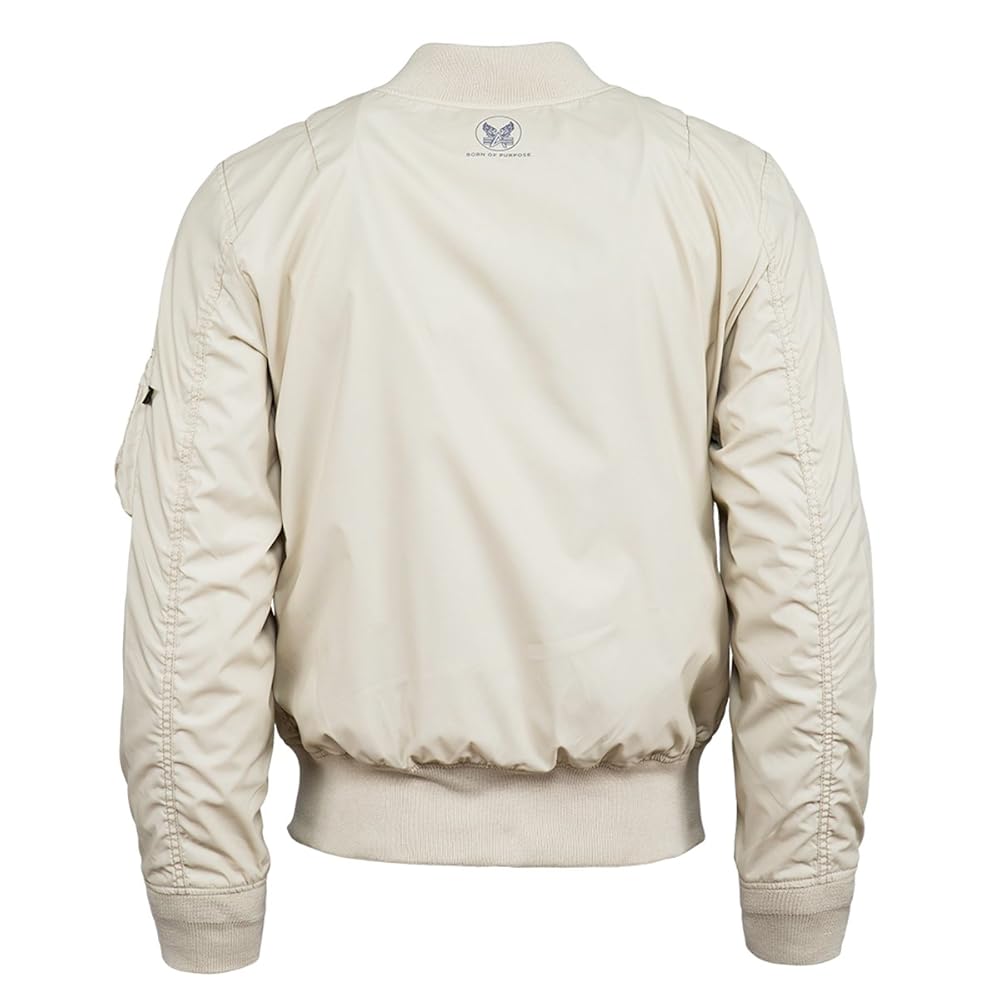 ALPHA INDUSTRIES MA-1 フライトジャケット M ホワイト Alpha Industries Men's Ma-1 Skymaster Water-Resistant Bomber